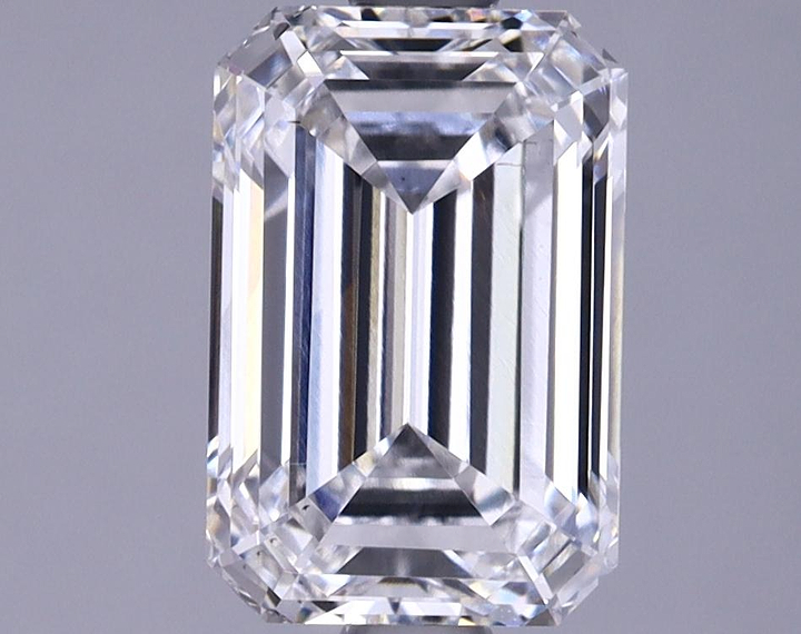 1.92 Carat Emerald Shaped Excellent Cut VS2 IGI Certified Lab Grown Diamond