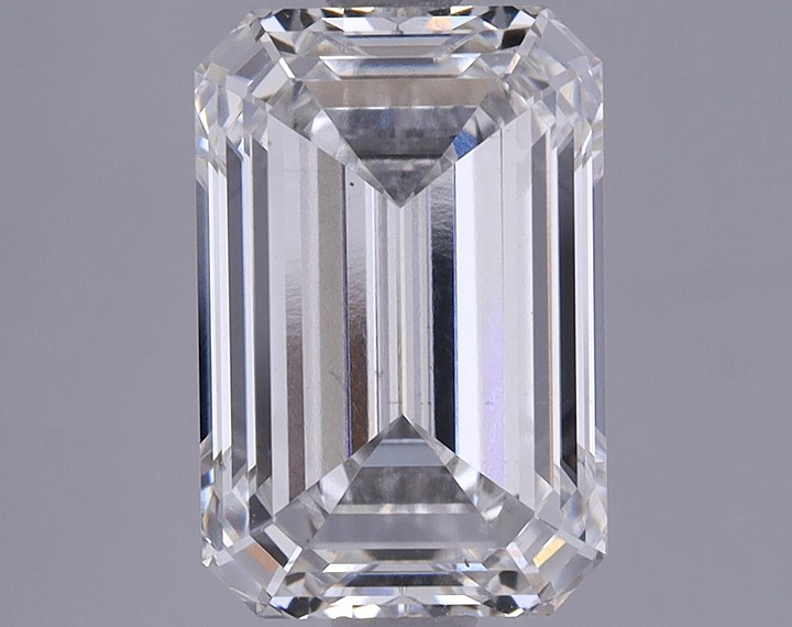 2.87 Carat Emerald Shaped Excellent Cut VS1 IGI Certified Lab Grown Diamond