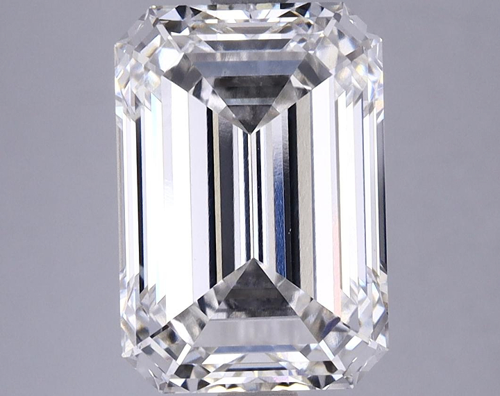 4.54 Carat Emerald Shaped Ideal Cut VVS2 IGI Certified Lab Grown Diamond