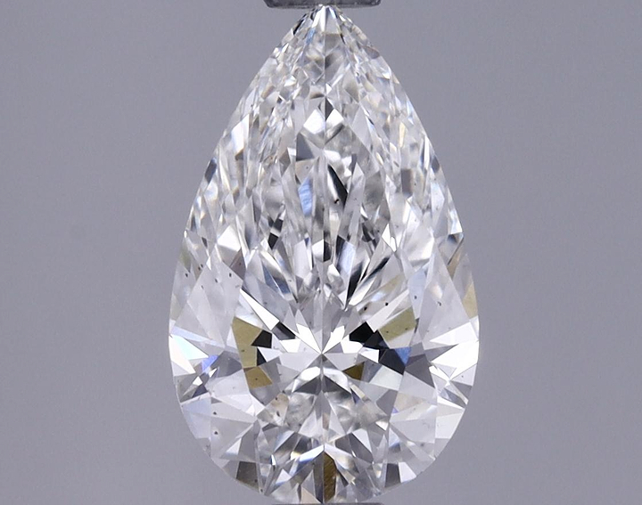 1.06 Carat Pear Shaped Ideal Cut SI1 IGI Certified Lab Grown Diamond