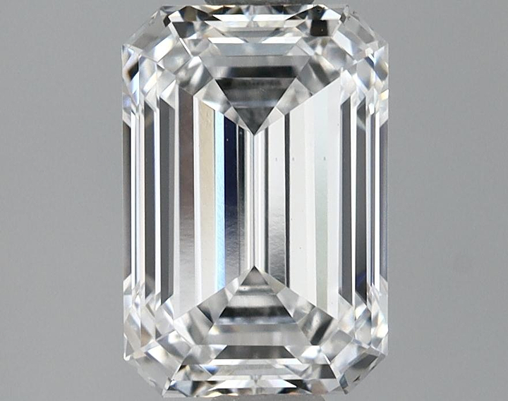 1.38 Carat Emerald Shaped Ideal Cut VS1 IGI Certified Lab Grown Diamond