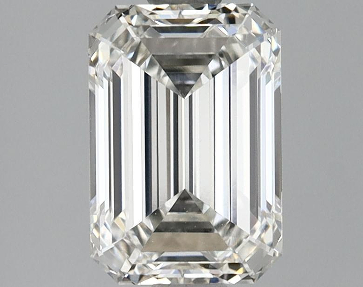 1.69 Carat Emerald Shaped Ideal Cut VVS2 IGI Certified Lab Grown Diamond