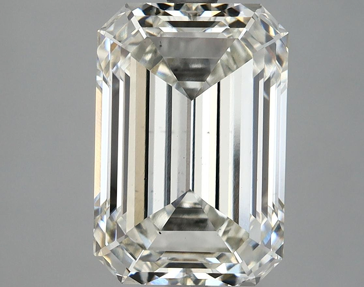 5.06 Carat Emerald Shaped Ideal Cut VS1 IGI Certified Lab Grown Diamond