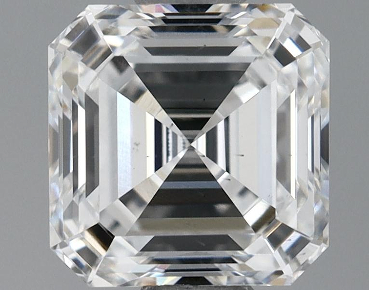 0.98 Carat Asscher Shaped Excellent Cut VS2 IGI Certified Lab Grown Diamond