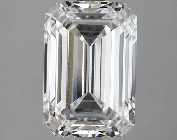 3.18 Carat Emerald Shaped Ideal Cut VS1 IGI Certified Lab Grown Diamond