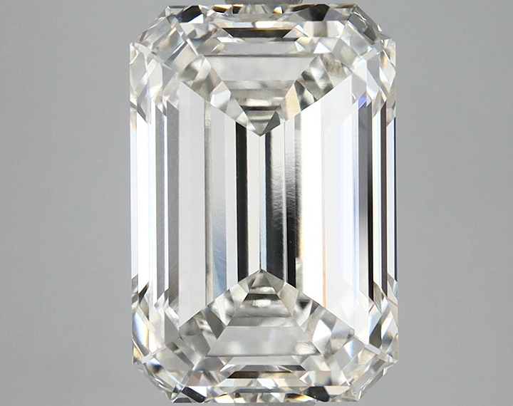 4.62 Carat Emerald Shaped Excellent Cut VVS2 IGI Certified Lab Grown Diamond