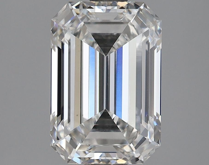 2.13 Carat Emerald Shaped Ideal Cut VVS2 IGI Certified Lab Grown Diamond