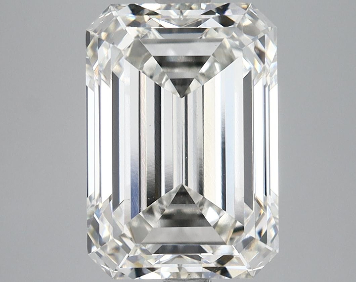 4.52 Carat Emerald Shaped Ideal Cut VVS2 IGI Certified Lab Grown Diamond