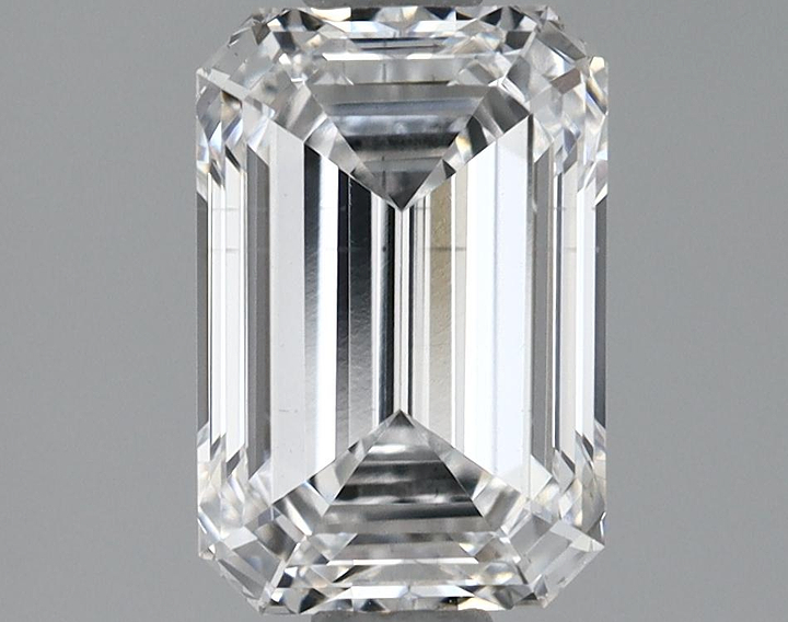 1.38 Carat Emerald Shaped Ideal Cut VS2 IGI Certified Lab Grown Diamond