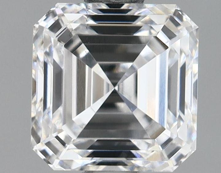 1.25 Carat Asscher Shaped Ideal Cut VS1 IGI Certified Lab Grown Diamond