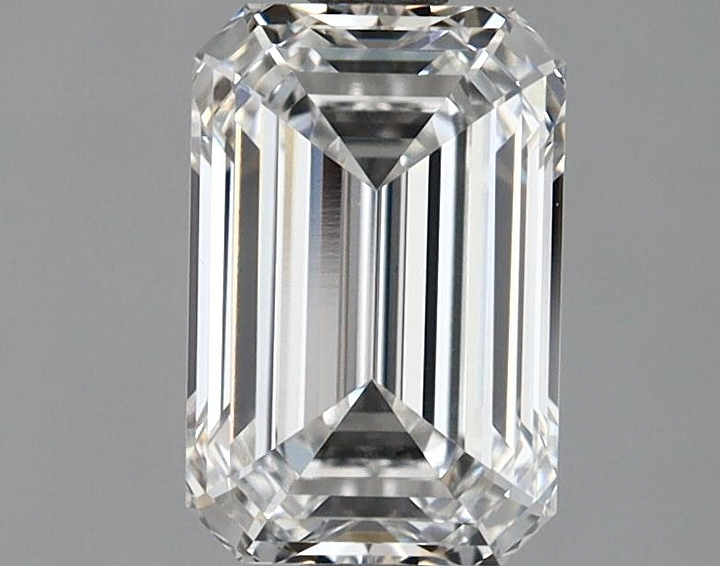 1.69 Carat Emerald Shaped Excellent Cut VVS2 IGI Certified Lab Grown Diamond