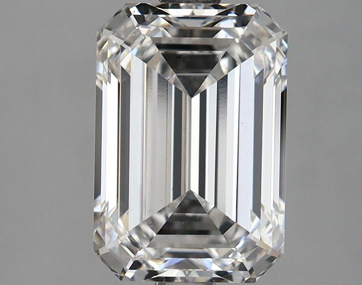 2.69 Carat Emerald Shaped Ideal Cut VS1 IGI Certified Lab Grown Diamond