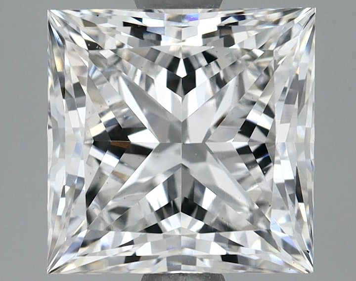 2.67 Carat Princess Shaped Ideal Cut VS1 IGI Certified Lab Grown Diamond