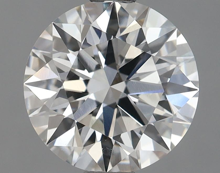 1.69 Carat Round Shaped Ideal Cut VVS2 IGI Certified Lab Grown Diamond