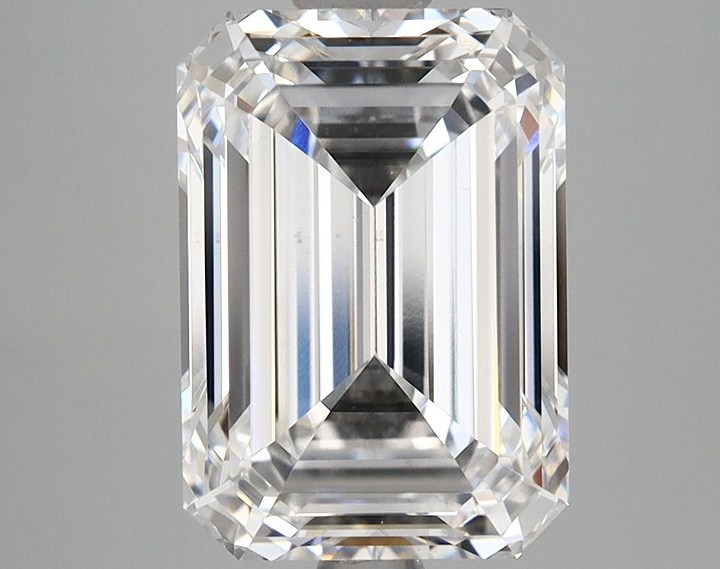 4.13 Carat Emerald Shaped Ideal Cut VS2 GIA Certified Lab Grown Diamond