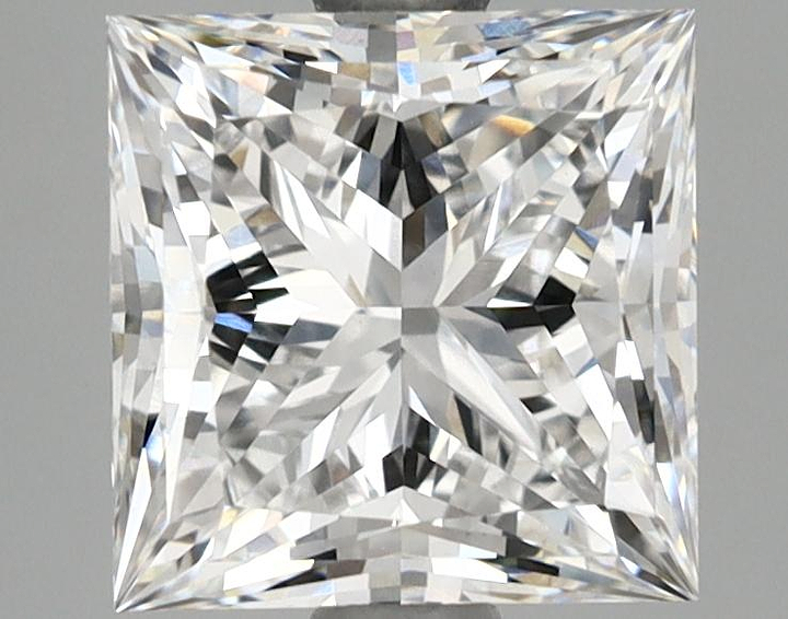 2.6 Carat Princess Shaped Very Good Cut VS1 GIA Certified Lab Grown Diamond