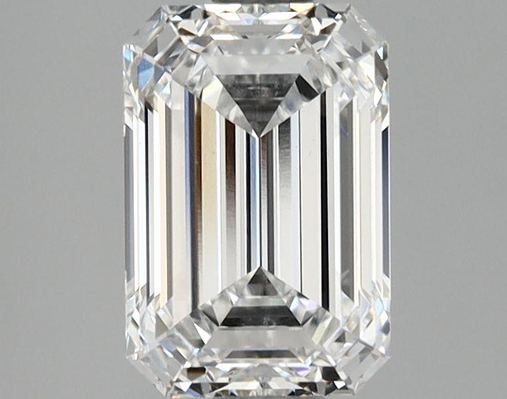 1.58 Carat Emerald Shaped Ideal Cut VVS2 GIA Certified Lab Grown Diamond