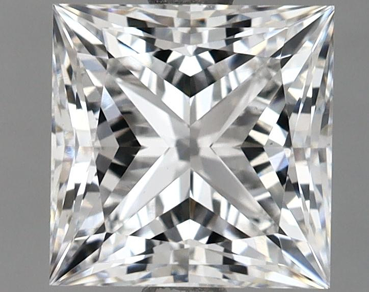 2.14 Carat Princess Shaped Ideal Cut VS1 GIA Certified Lab Grown Diamond