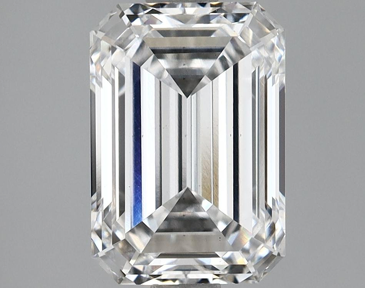 2.19 Carat Emerald Shaped Ideal Cut VS2 GIA Certified Lab Grown Diamond