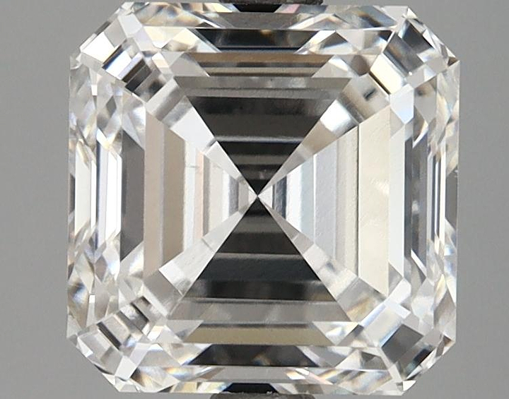 3.01 Carat Asscher Shaped Excellent Cut VS2 GIA Certified Lab Grown Diamond