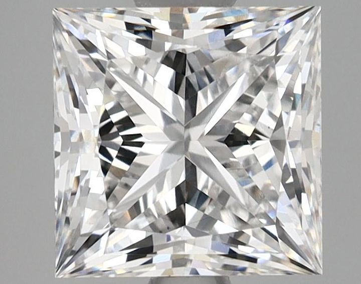 2.19 Carat Princess Shaped Ideal Cut VS2 GIA Certified Lab Grown Diamond