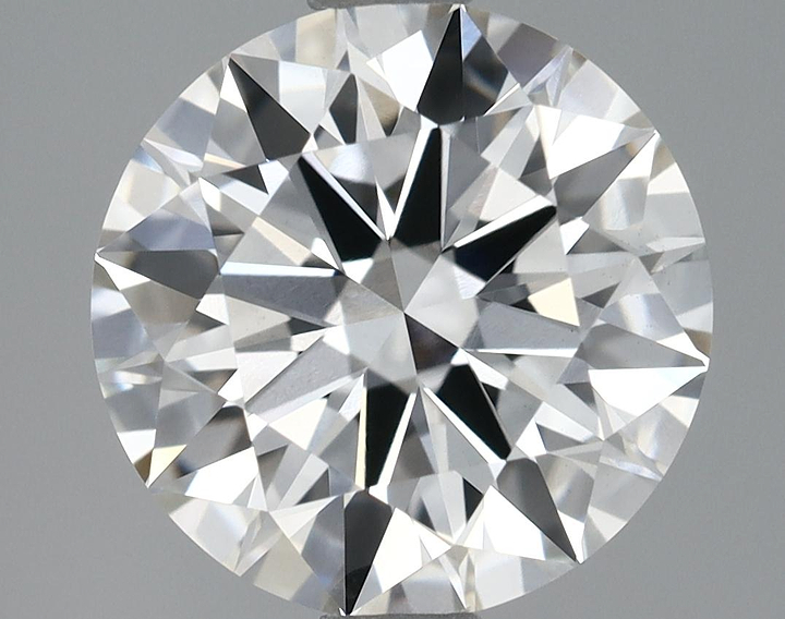 2.07 Carat Round Shaped Excellent Cut VVS2 GIA Certified Lab Grown Diamond
