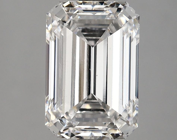 3.16 Carat Emerald Shaped Ideal Cut VS1 GIA Certified Lab Grown Diamond