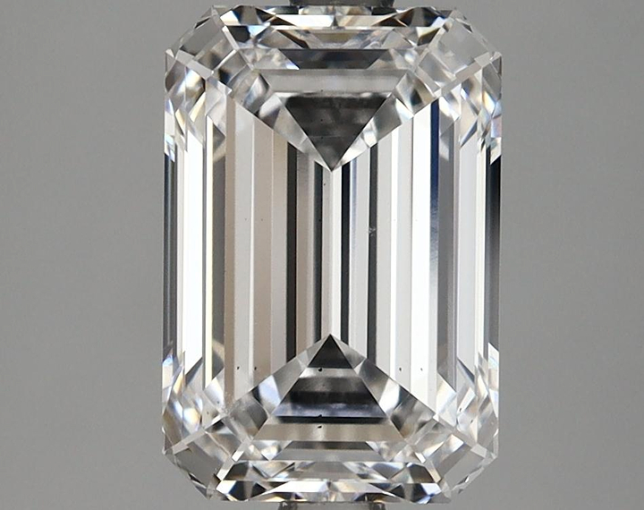 3.11 Carat Emerald Shaped Ideal Cut VS2 GIA Certified Lab Grown Diamond