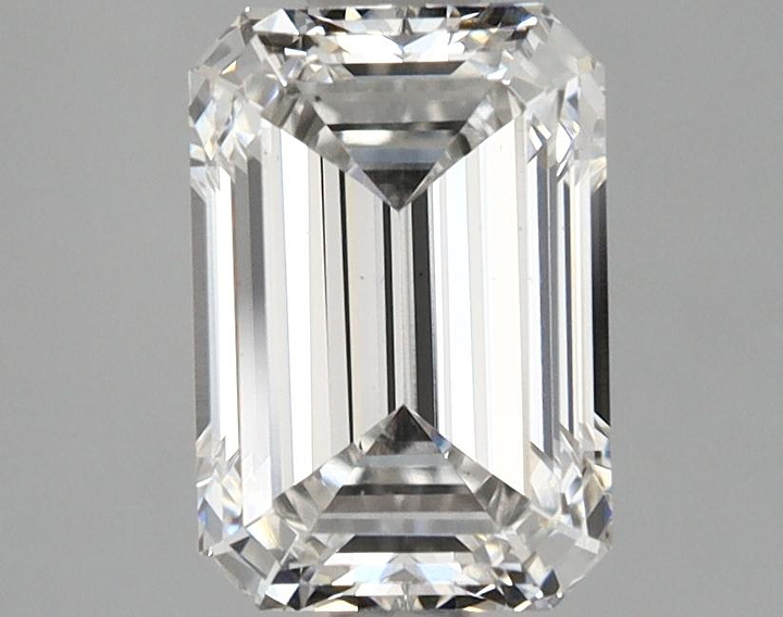 2.06 Carat Emerald Shaped Ideal Cut SI1 GIA Certified Lab Grown Diamond