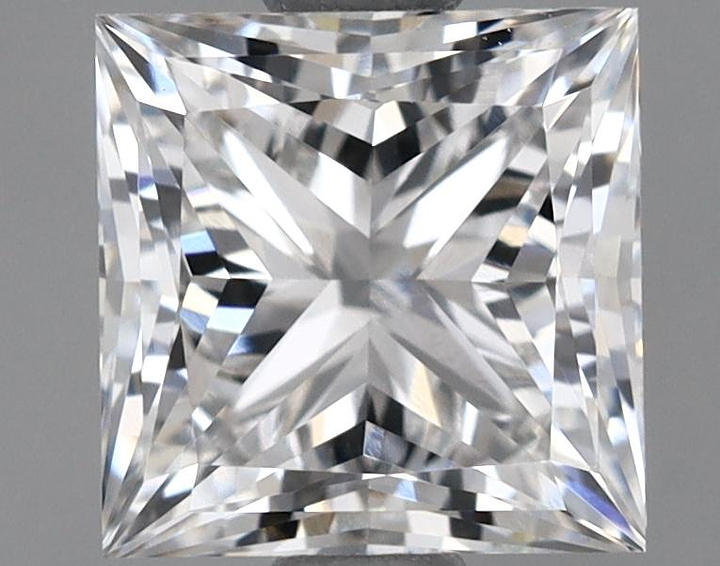 1.49 Carat Princess Shaped Very Good Cut VVS2 IGI Certified Lab Grown Diamond