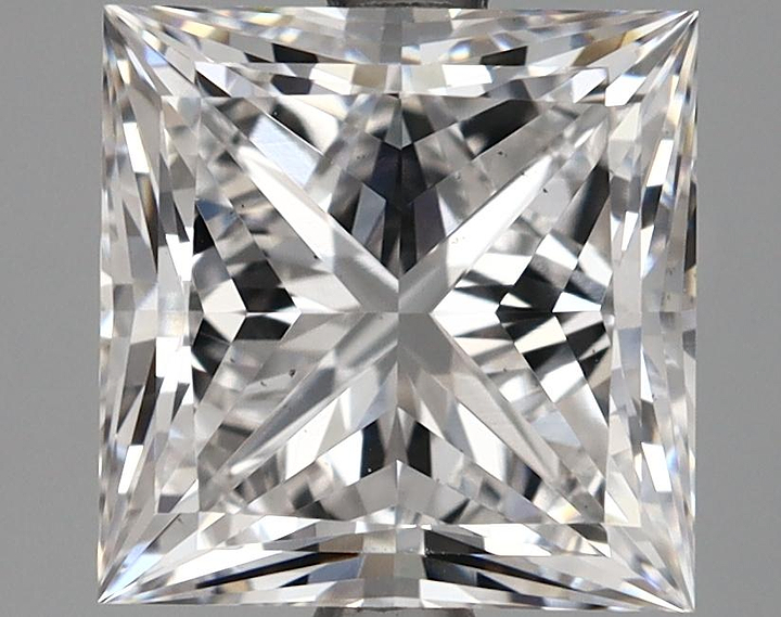 3.01 Carat Princess Shaped Very Good Cut VS2 GIA Certified Lab Grown Diamond