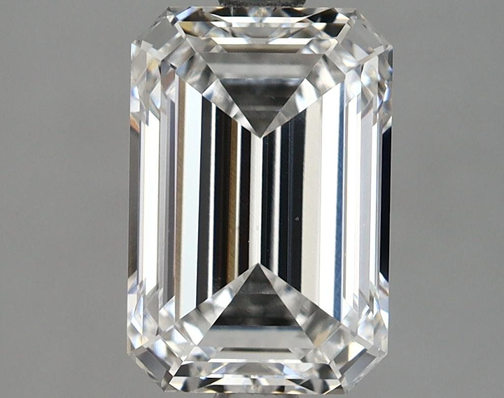 2.65 Carat Emerald Shaped Ideal Cut VS2 GIA Certified Lab Grown Diamond