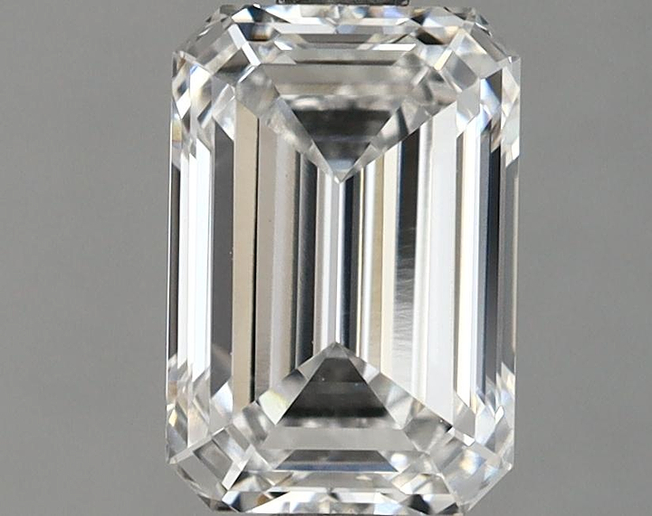 1.61 Carat Emerald Shaped Very Good Cut VVS2 GIA Certified Lab Grown Diamond