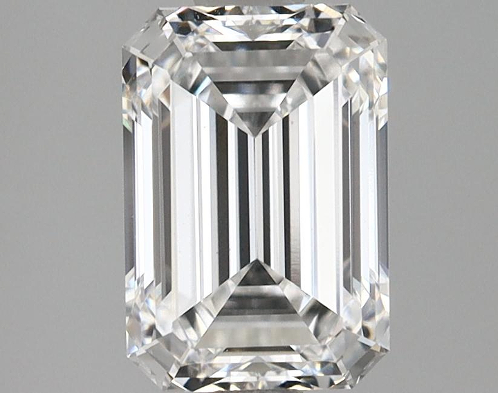 2.02 Carat Emerald Shaped Ideal Cut VS1 GIA Certified Lab Grown Diamond