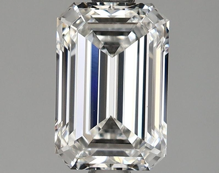 1.68 Carat Emerald Shaped Excellent Cut VVS2 IGI Certified Lab Grown Diamond