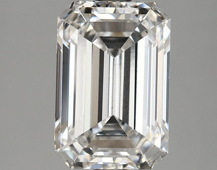 2.87 Carat Emerald Shaped Ideal Cut VS1 IGI Certified Lab Grown Diamond