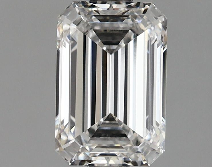 1.45 Carat Emerald Shaped Excellent Cut VS1 IGI Certified Lab Grown Diamond