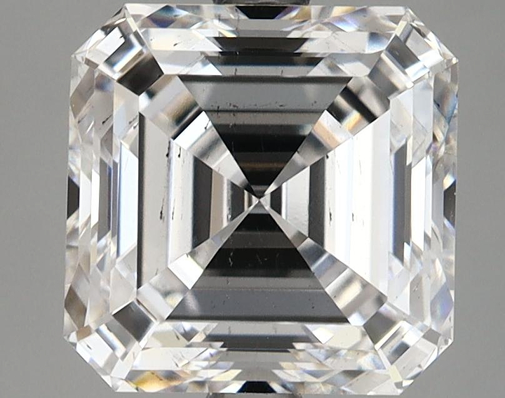 3.61 Carat Asscher Shaped Ideal Cut SI1 IGI Certified Lab Grown Diamond