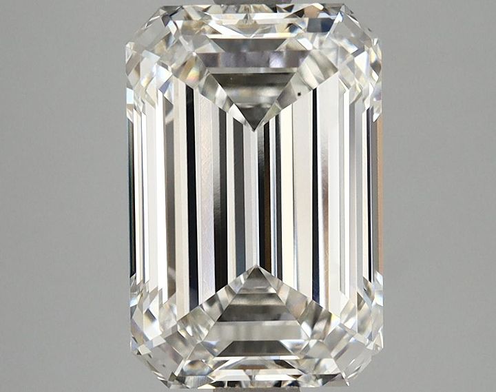 3.86 Carat Emerald Shaped Excellent Cut VS1 IGI Certified Lab Grown Diamond