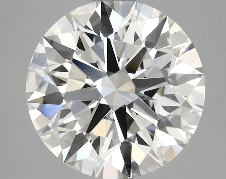 3.86 Carat Round Shaped Ideal Cut SI1 IGI Certified Lab Grown Diamond