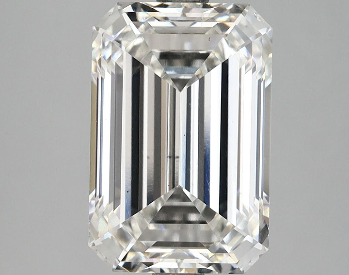 3.91 Carat Emerald Shaped Excellent Cut VS1 IGI Certified Lab Grown Diamond