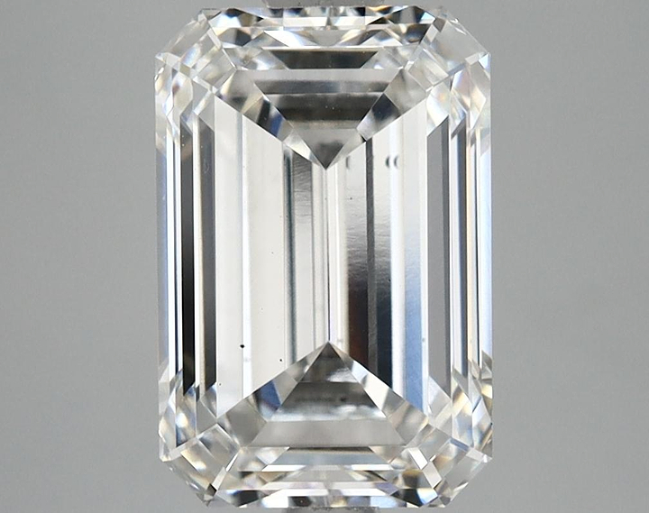 3.54 Carat Emerald Shaped Excellent Cut VS2 IGI Certified Lab Grown Diamond