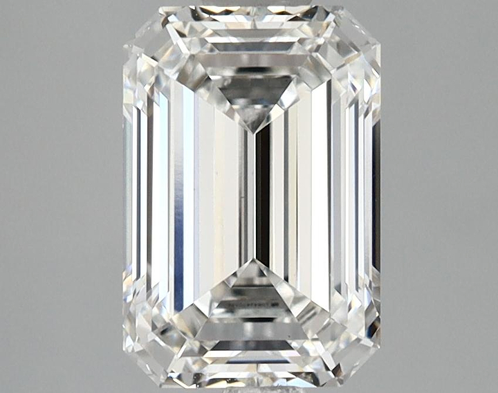 2.1 Carat Emerald Shaped Ideal Cut VS1 IGI Certified Lab Grown Diamond