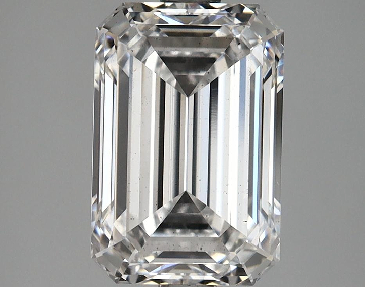 2.86 Carat Emerald Shaped Excellent Cut VS2 IGI Certified Lab Grown Diamond