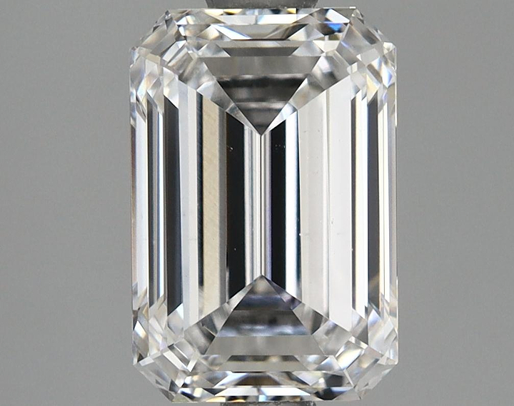 1.69 Carat Emerald Shaped Ideal Cut VS1 IGI Certified Lab Grown Diamond