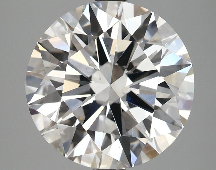 4.69 Carat Round Shaped Ideal Cut VS2 IGI Certified Lab Grown Diamond