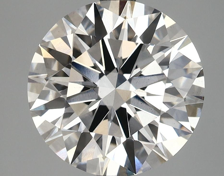 3.74 Carat Round Shaped Ideal Cut VS2 IGI Certified Lab Grown Diamond