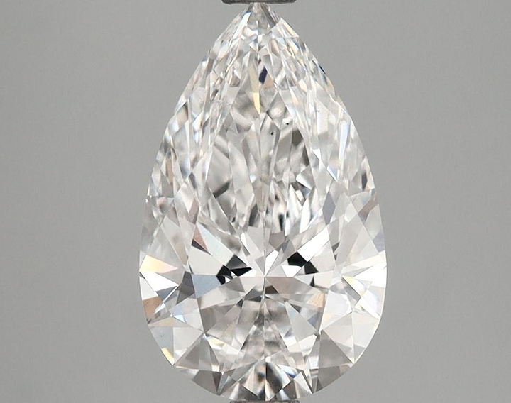 2.05 Carat Pear Shaped Ideal Cut VS2 IGI Certified Lab Grown Diamond