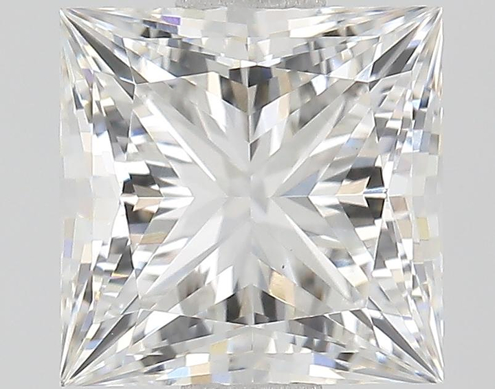 1.65 Carat Princess Shaped Ideal Cut VS2 GIA Certified Lab Grown Diamond