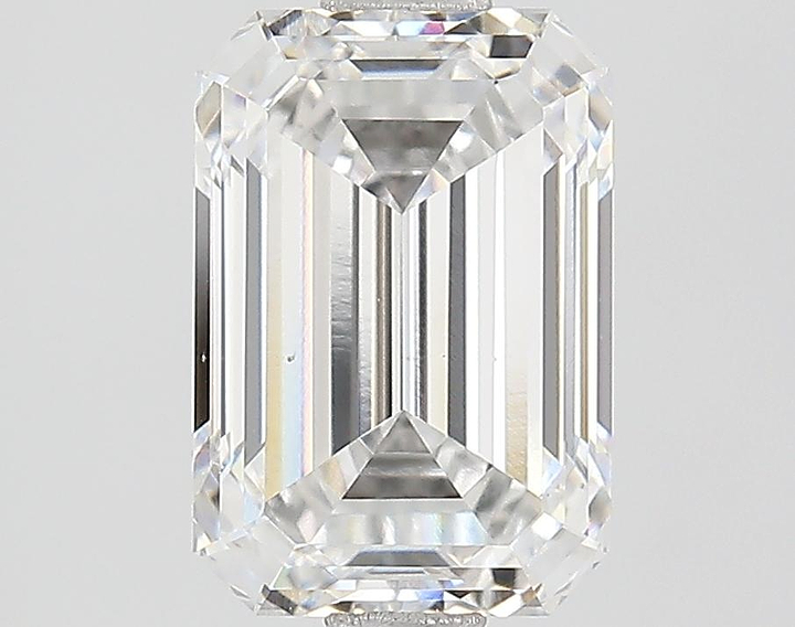 2.12 Carat Emerald Shaped Very Good Cut VS2 GIA Certified Lab Grown Diamond